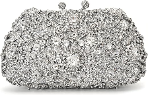 Formal Rhinestone Crystal Clutch Evening Wedding Bag For Women