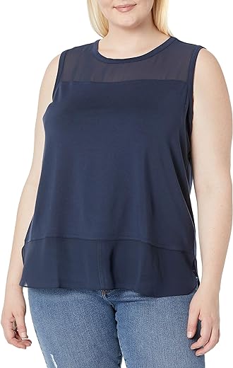 NIC+ZOE Women's Plus Size Mixed Up Tank