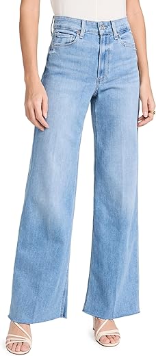 PAIGE Women's Anessa 31" Jeans with Raw Hem