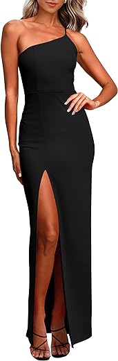 PRETTYGARDEN Womens High Slit Maxi Dress