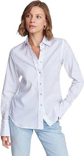 Robert Graham Womens Priscilla Long Sleeve Woven Button Down Shirt