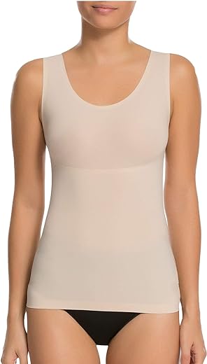 SPANX Invisible Shaping Tank Top - Smoothing Base Layer - Moisture-Wicking, All-Day Ease - Elastic-Free - Shaping Tank Top