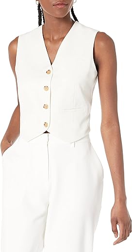 The Drop Women's Sadie Cropped Slim Vest