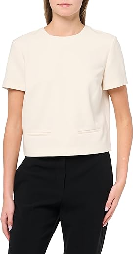 Theory Women's Short Sleeve Crop Pocket Top