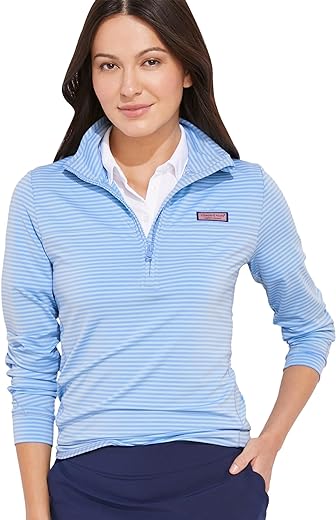 vineyard vines Women's Striped Sankaty Shep Shirt